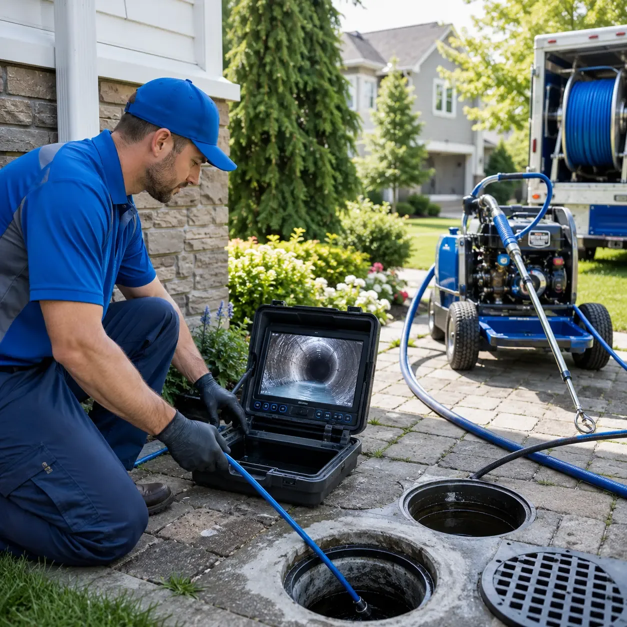 Outdoor drain cleaning professionals serving Derby Line, VT
